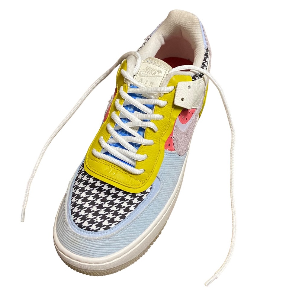Nike Women Air Force 1 Shadow DM8076-100 Patchwork Sneakers - Picture 8 of 16